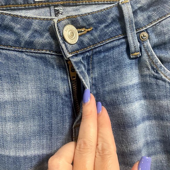 Hudson Bacara Straight Leg Cropped Cuffed Jeans Size‎ 25 - Picture 2 of 11